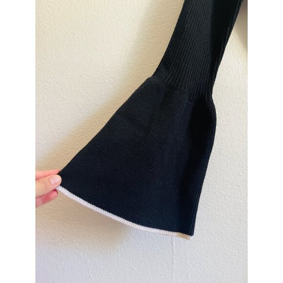 Club Monaco Bell Sleeve Wool Blend Knit Dress Size S - Picture 5 of 9